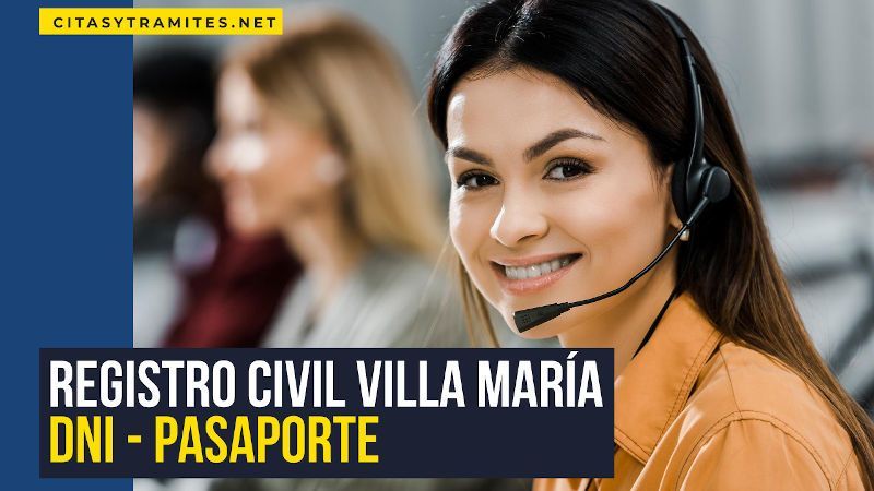 registro civil Villa María DNI y Pasaporte