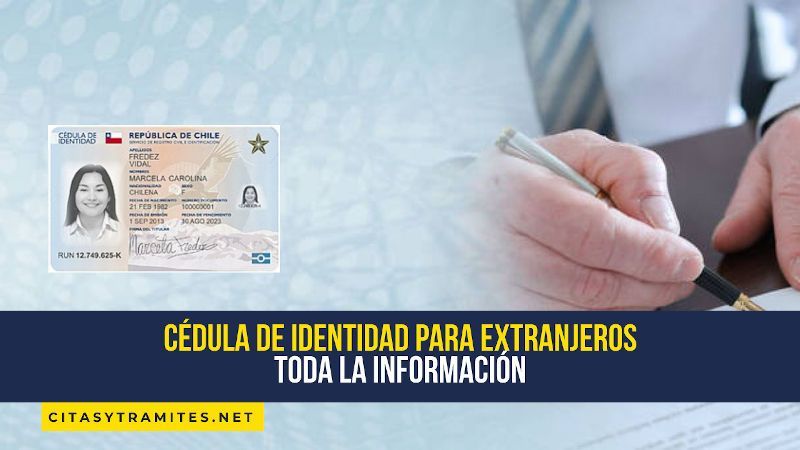 cédula de identidad para extranjeros en Chile