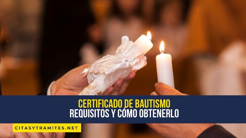certificado de bautismo en Chile