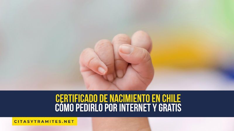certificado de nacimiento en Chile
